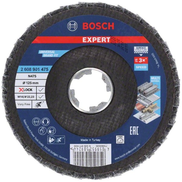 EXPERT N475 SCM X-LOCK ploča, 125 mm, veoma fina | 2608901475 - Image 2