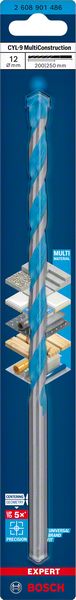 EXPERT 12x200x250 mm CYL-9 MultiConstruction burgija Bosch | 2608901486 - Slika 2