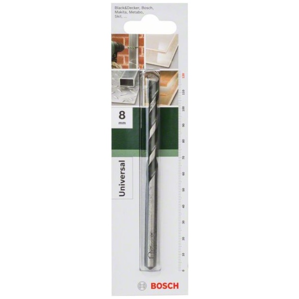 Bosch Višenamenska burgija prečnik 8,0 mm; dužina 120 mm | 2609255477 - Image 2