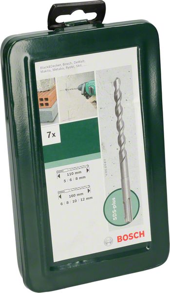 Bosch 7-delni set hamer burgija SDS plus | 2609255543 - Slika 2