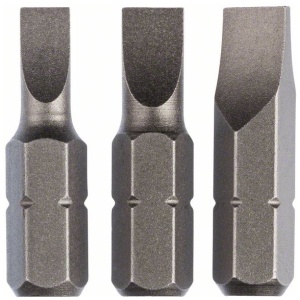 Bosch 3-delni set bitova odvrtača Standard za šrafove sa ravnim prihvatom (S) | 2609255963
