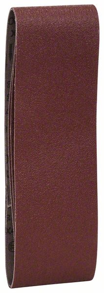 Bosch 3-delni set brusnih traka za tračne brusilice, crveni kvalitet P60, 80, 100 | 2609256221