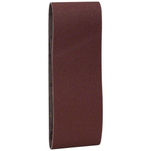 Bosch 3-delni set brusnih traka za tračne brusilice, crveni kvalitet P80 | 2609256226