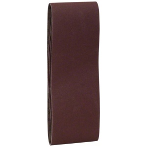 Bosch 3-delni set brusnih traka za tračne brusilice, crveni kvalitet P150 | 2609256227