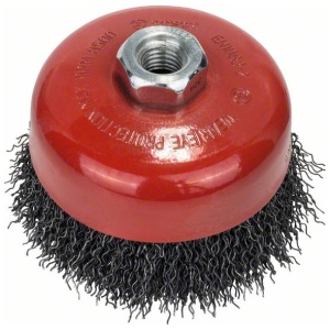 Lončasta četka za brusilice – talasasta žica, 100 mm Bosch | 2609256502