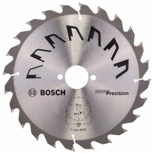 List kružne testere PRECISION Bosch190 x 30 mm; 24Z | 2609256869