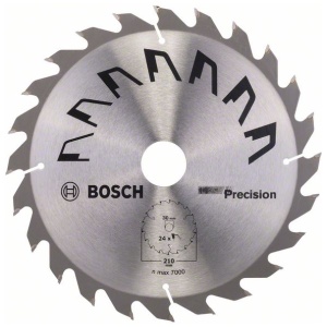 List kružne testere Bosch PRECISION 210 x 30 mm 24Z za drvo | 2609256872