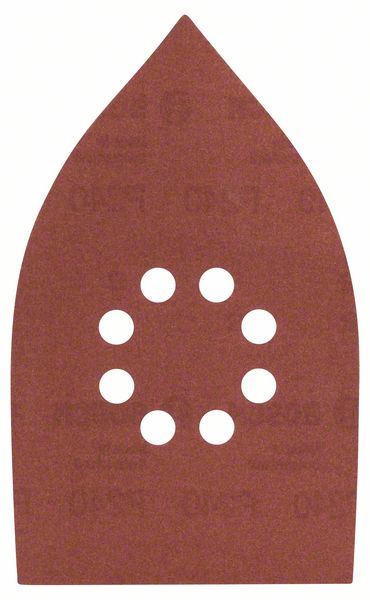 5-delni set brusnih listova za multi-brusilice Granulacija 240 Bosch | 2609256A78