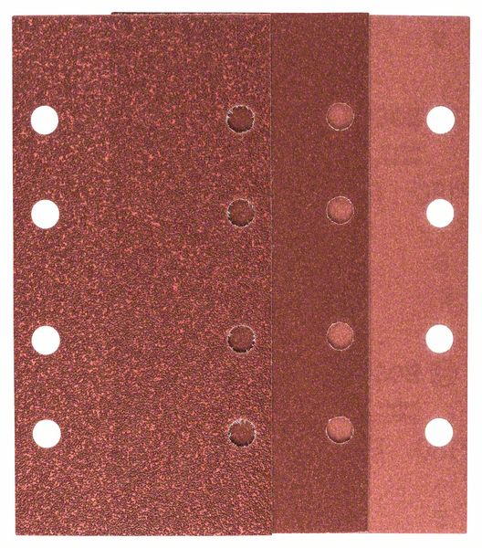 10-delni set brusnih listova za vibracione brusilice P60, 120, 180 Bosch | 2609256A93