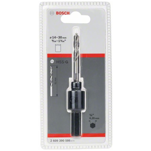 Bosch Šestougaoni adapter za krune od 14-30 mm | 2609390586 - Image 2