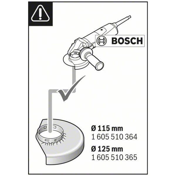 Sistemski pribor GDE 115/125 FC-T Professional | 1600A003DK - Image 2