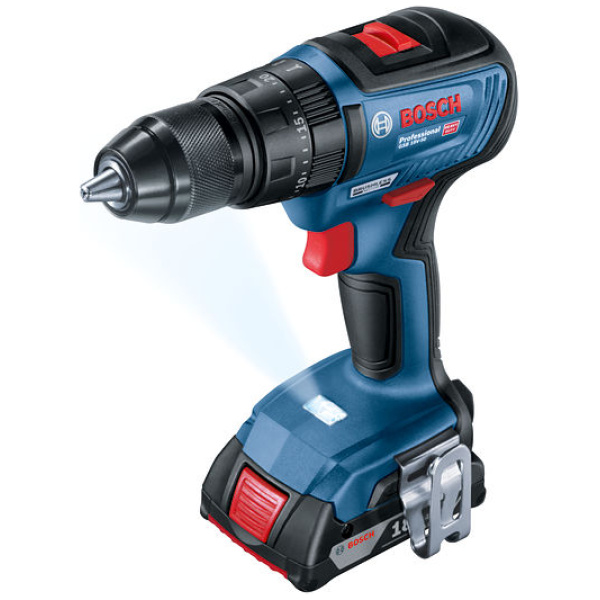 GSB 18V-50  Aku.vibraciona bušilica-odvrtač Bosch Professional / 2 x 2,0Ah u koferu | 06019H5100