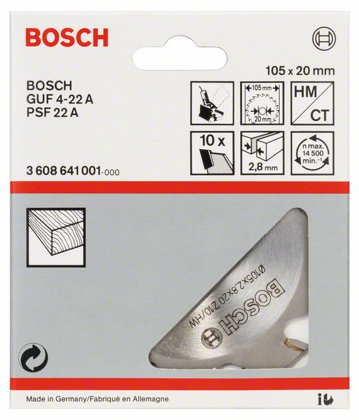 Bosch PRO glodalo 105x20 mm 10T | 3608641001 - Slika 2