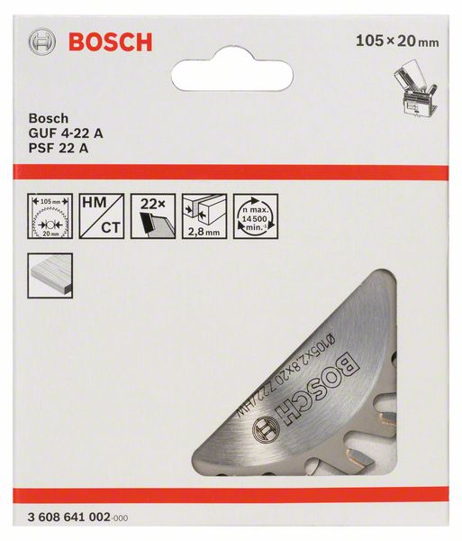 Bosch PRO glodalo 105x20 mm 22T | 3608641002 - Slika 2
