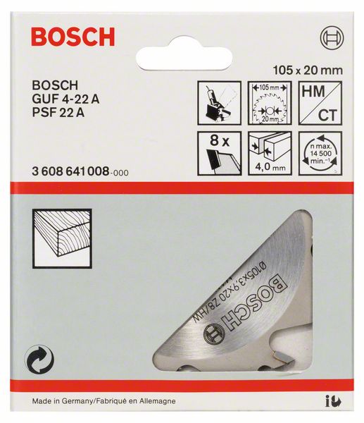 Bosch PRO glodalo 105x20 mm 8T | 3608641008 - Slika 2