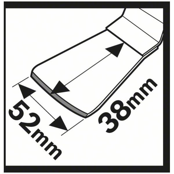 Starlock HCS sečivo ATZ 52 SFC, fleksibilno38 x 52 mm | 2609256955 - Image 3