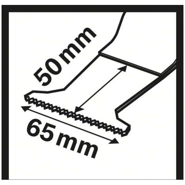 StarlockPlus BIM list testere za uranjanje PAII 65 APB Wood and Metal65 x 50 mm | 2609256D56 - Image 6