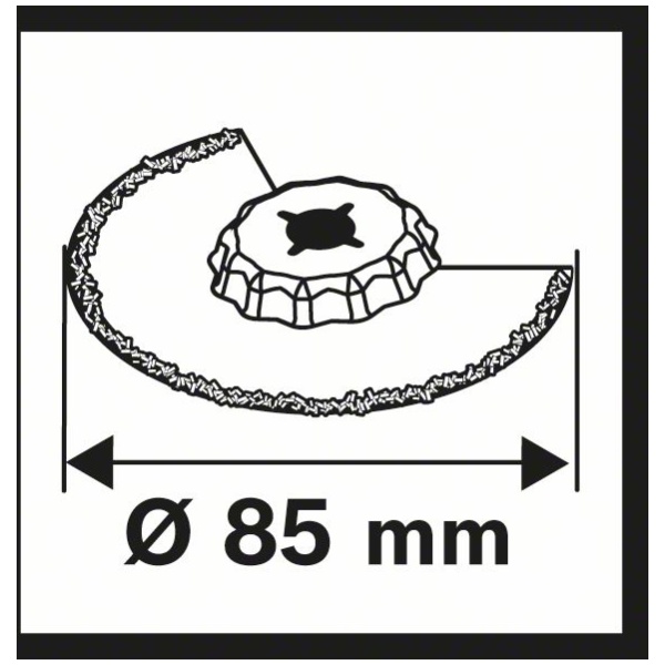 Starlock Diamant-RIFF segmentni list testere ACZ 85 RD485 mm | 2609256972 - Image 4