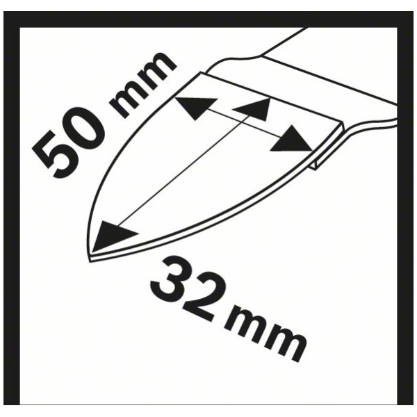 Starlock Carbide-RIFF brusni jezičak AVZ 32 RT432 x 50 mm | 2609256D52 - Image 6