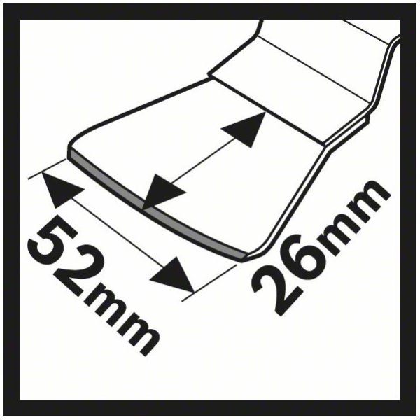 Starlock HCS sečivo ATZ 52 SC, kruto26 x 52 mm | 2609256954 - Image 3