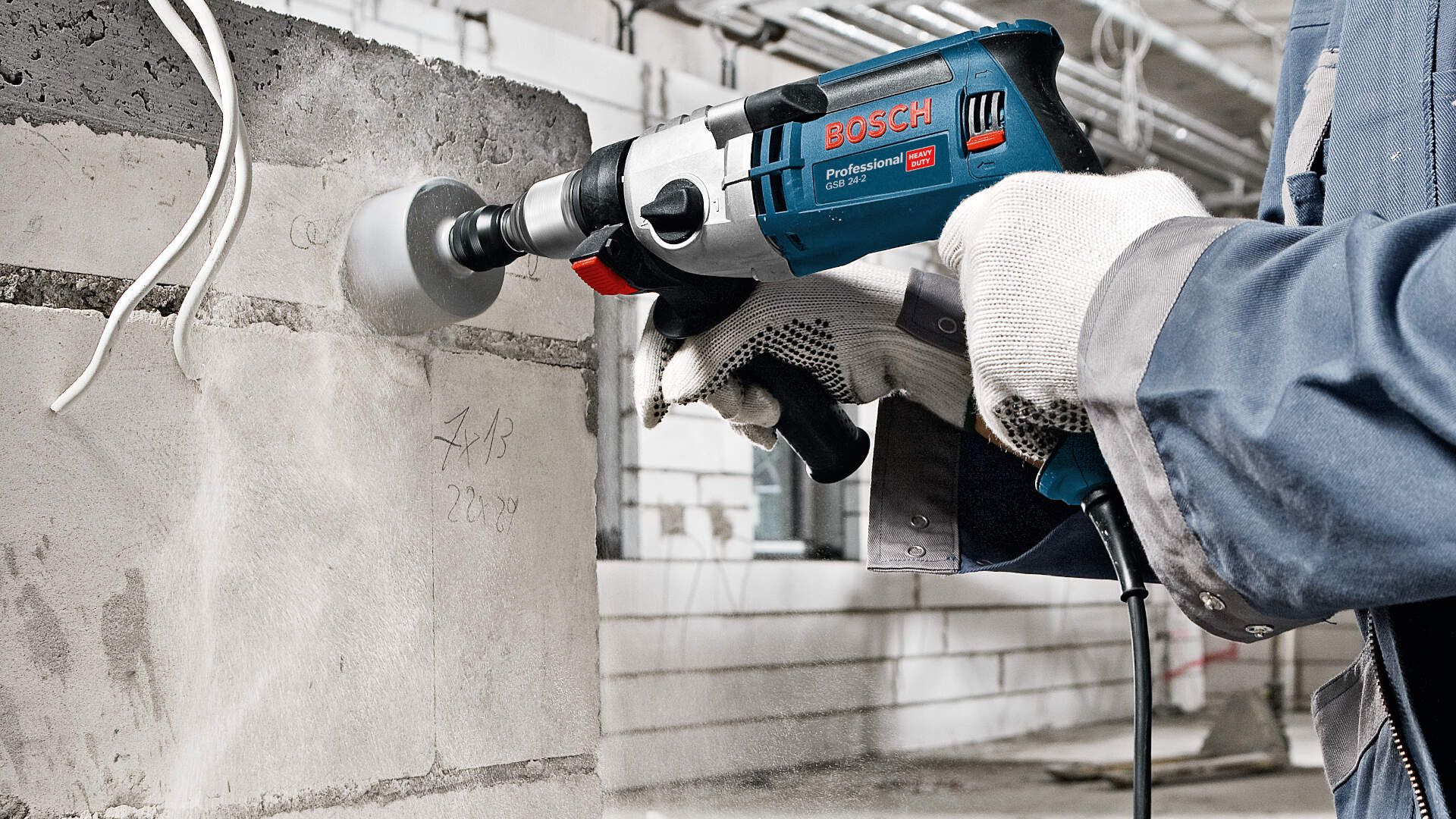 GSB 24-2 Bosch Professional Vibraciona bušilica 1100W  | 060119C802 - Slika 5