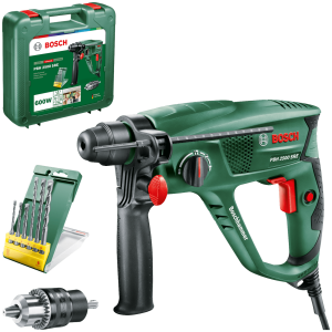 PBH 2500 SRE Bosch Elektro-pneumatski čekić sa setom burgija i dodatnim futerom | 0603344402