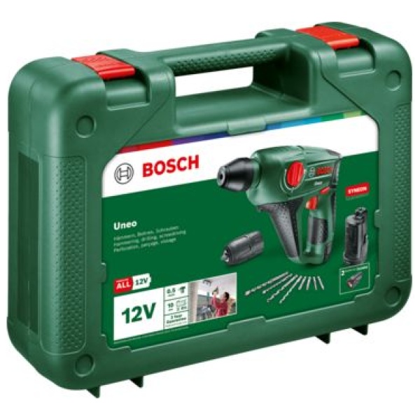 Bosch aku. elektro-pneumatski čekić za bušenje  Uneo 12V / 2 x 2.0 Ah | 060398400E - Image 3