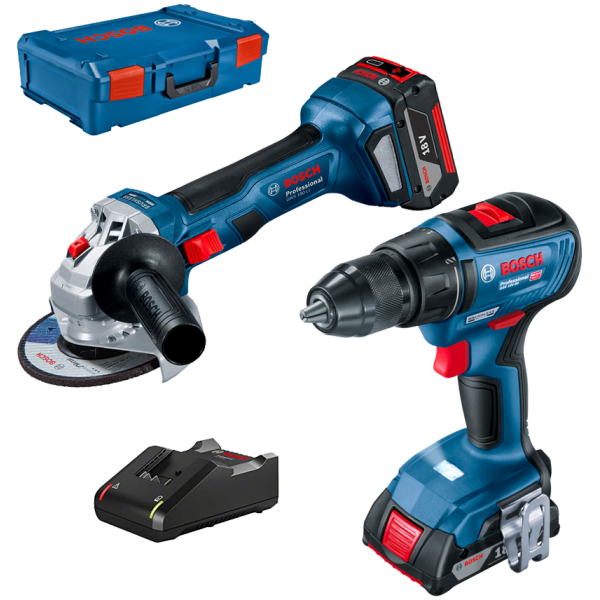 Bosch Profesionalni set : GSR 18V-50 + GWS 180-LI  u XL-BOXX | 0615990M47