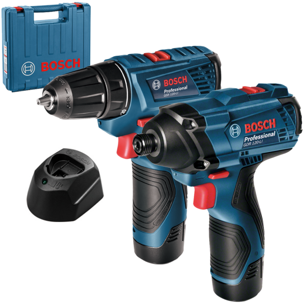 Bosch Profesionalni set:  GSR 120-Li + GDR 120-Li u koferu | 06019G8023