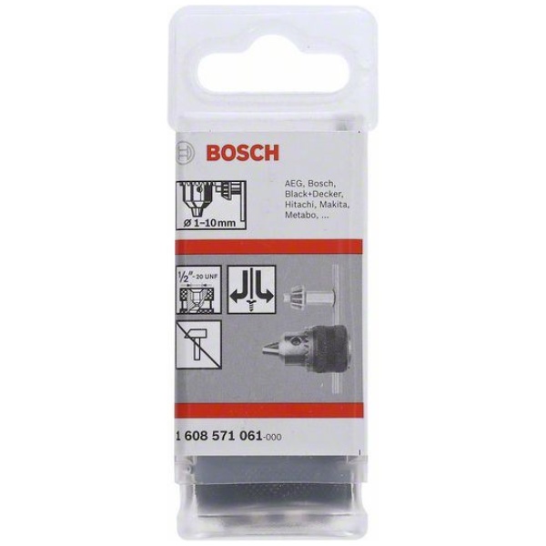 Bosch Klasična stezna glava do 10 1-10 mm 1/2"-20 | 1608571061 - Image 2