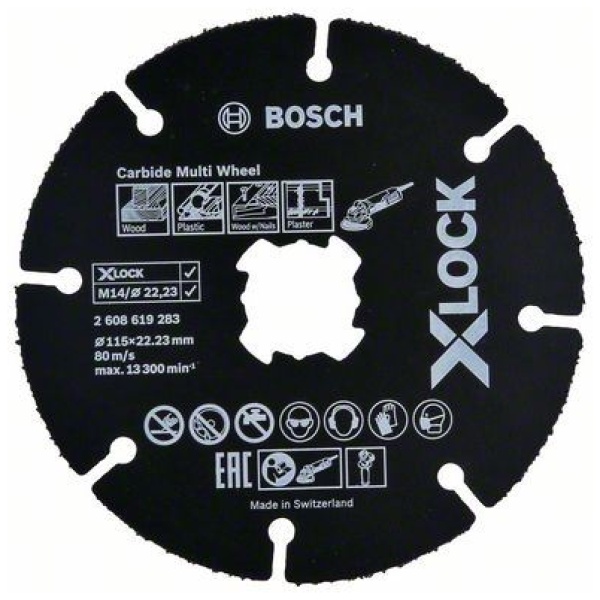 X-LOCK Carbide Multi Wheel Bosch 115mm x 1 mm x 22,23 mm | 2608619283 - Image 2