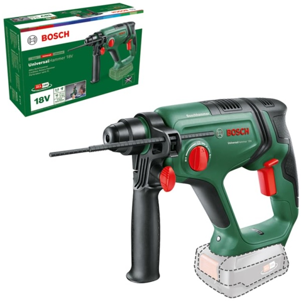 Bosch Aku.elektro-pneumatski čekić za bušenje  UniversalHammer 18V SOLO | 06039D6000