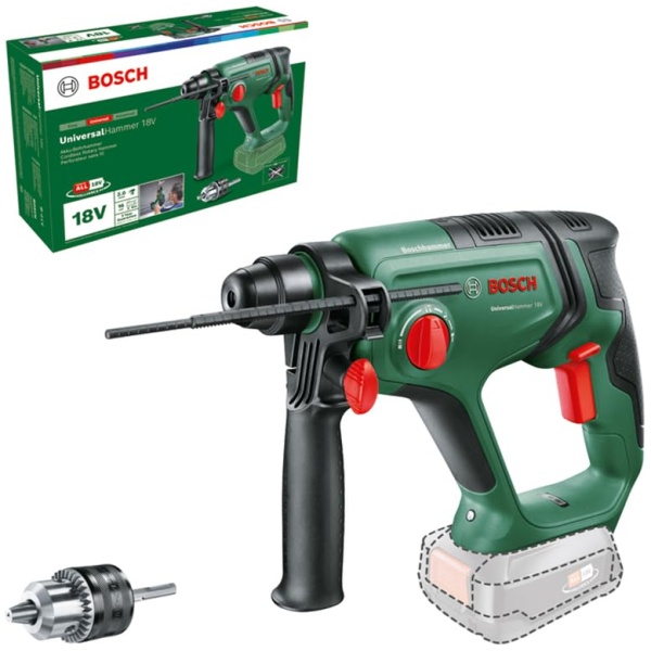 Bosch Aku.elektro-pneumatski čekić za bušenje  UniversalHammer 18V SOLO | 06039D6001