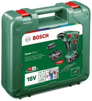 Bosch Uneo Maxx Aku. bušilica SDS plus 2xPBA 18V 2.5Ah | 0603952327 - Slika 4