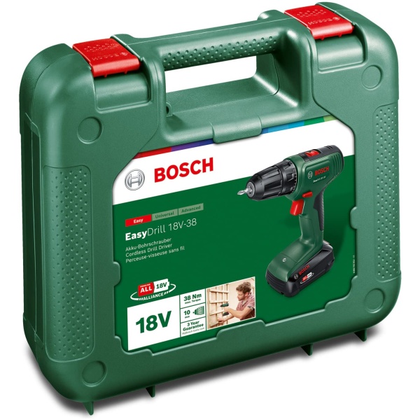 EasyDrill 18V-38 Bosch Akumulatorska bušilica-odvrtač / 1 x 1,5 Ah  | 06039D8003 - Image 2