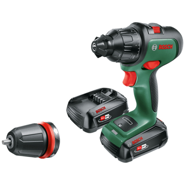 AdvancedImpact 18 Bosch Aku.vibraciona bušilica u koferu  / 2 x 2.5 Ah | 06039B5109