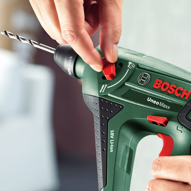 Bosch Uneo Maxx Aku. bušilica SDS plus 2xPBA 18V 2.5Ah | 0603952327 - Slika 3