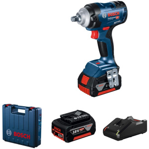 GDS 18V-400 Akumulatorski udarni odvrtači 2x5.0Ah + kofer Bosch Professional | 06019K0020