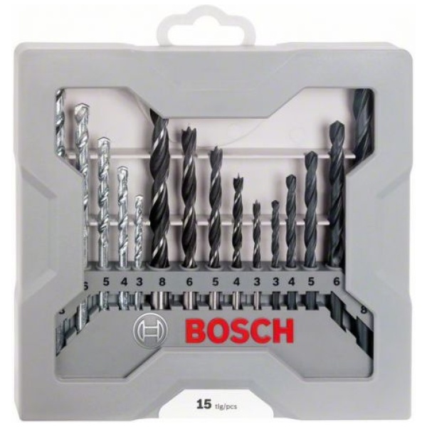 Bosch 15-delni mešani set burgija | 2607017038