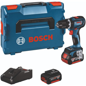GSB 18V-90 C Aku.vibraciona bušilica-odvrtač Bosch Professional 2 x 5,0Ah + L-Boxx | 06019K6106