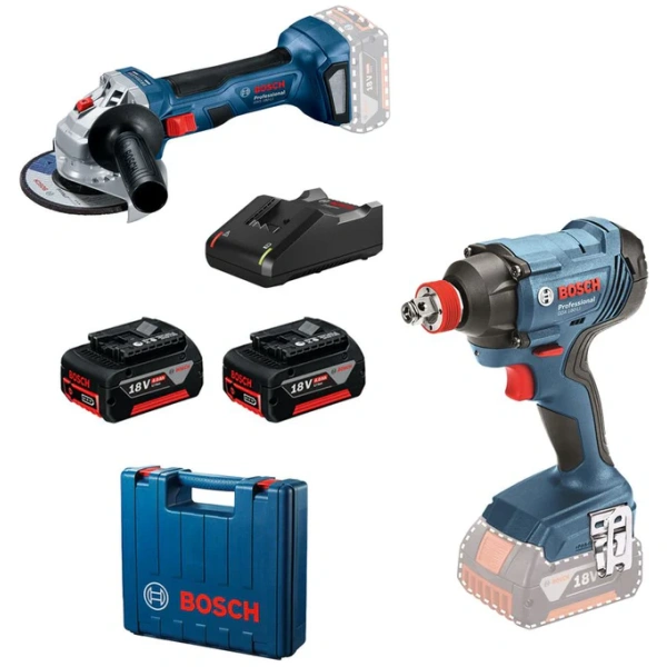 Bosch set GDX 180-LI + GWS 180-LI + 2 X 4.0 Ah u koferu | 0615990N1U