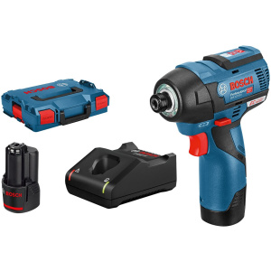 GDR 12V-110 Bosch Akumulatorski udarni odvrtač 2x3.0Ah + L-boxx  | 06019E0005