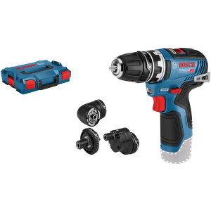 GSR 12V-35 FC Aku bušilica-odvrtač  Professional 4 Flexi Click nastavka + kofer/ SOLO | 06019H3003