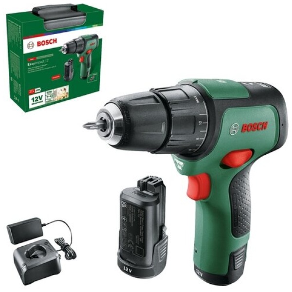 EasyImpact 12 Bosch Akumulatorska bušilica-odvrtač 12V / 2 x 2.0 Ah | 06039B6105