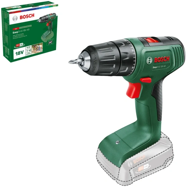 Easy Drill 18V-40 Bosch Akuumulatorska bušilica-odvrtač  SOLO | 06039D8000