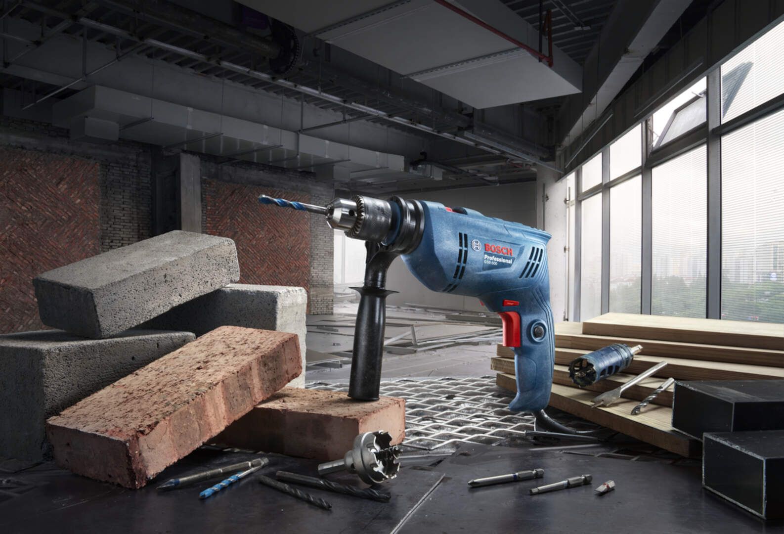 GSB 600 Bosch Professional Udarna bušilica  | 06011A0320 - Slika 4