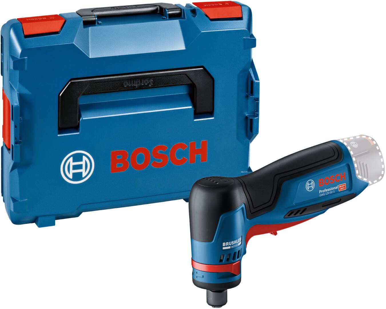 GWG 12V-50 S Bosch Aku brusilica + L-boxx SOLO | 06013A7001
