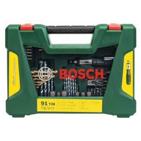 Bosch 91-delni set burgija i bitova V-Line kutija | 2607017311 - Image 2