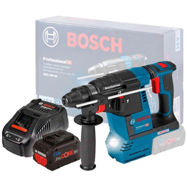 GBH 18V-26  Bosch 1 x ProCORE 8,0Ah+Punjač GAL 1880 CV | 0615990M3N - Image 2