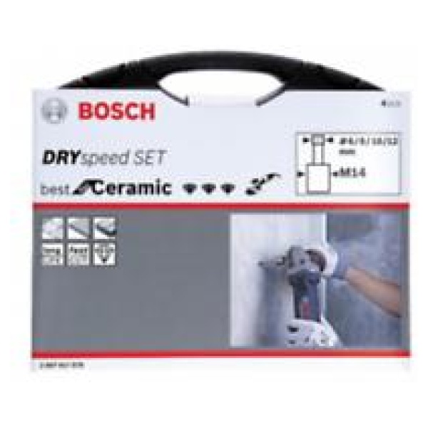 Bosch 4-delni set dijamantskih kruna Dry Speed 6/8/10/12mm | 2607017579 - Image 2